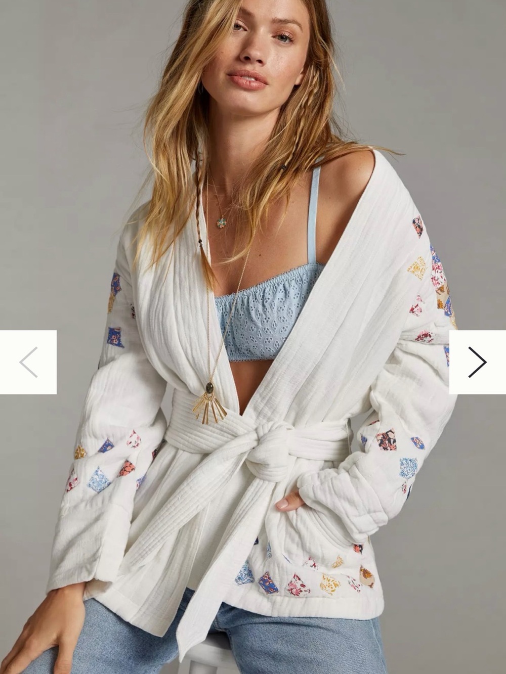 Anthropologie patchwork jacket